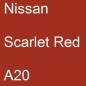 Preview: Nissan, Scarlet Red, A20.